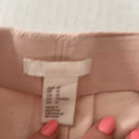 HM a high rise peach dress pants - Picture 6 of 7